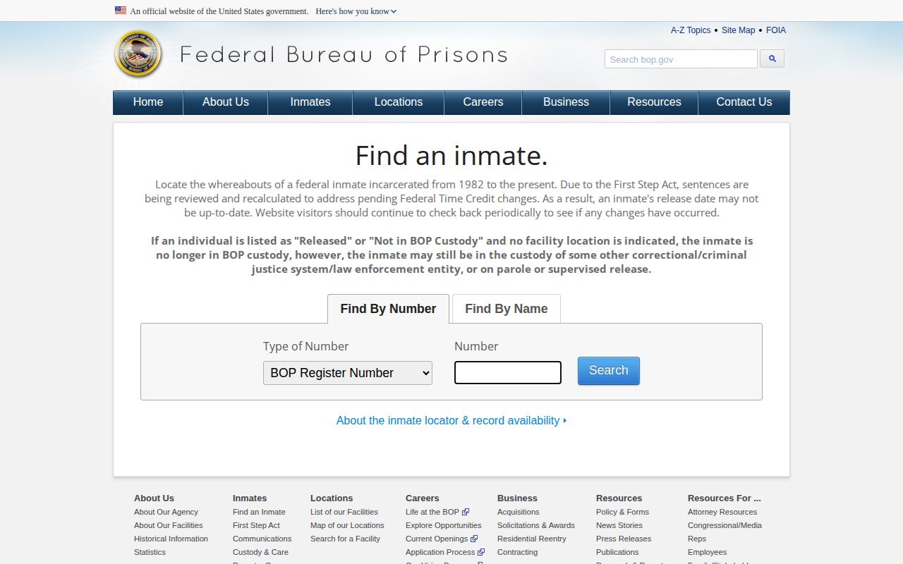 Mills County wanted research and federal inmate locator boundary
